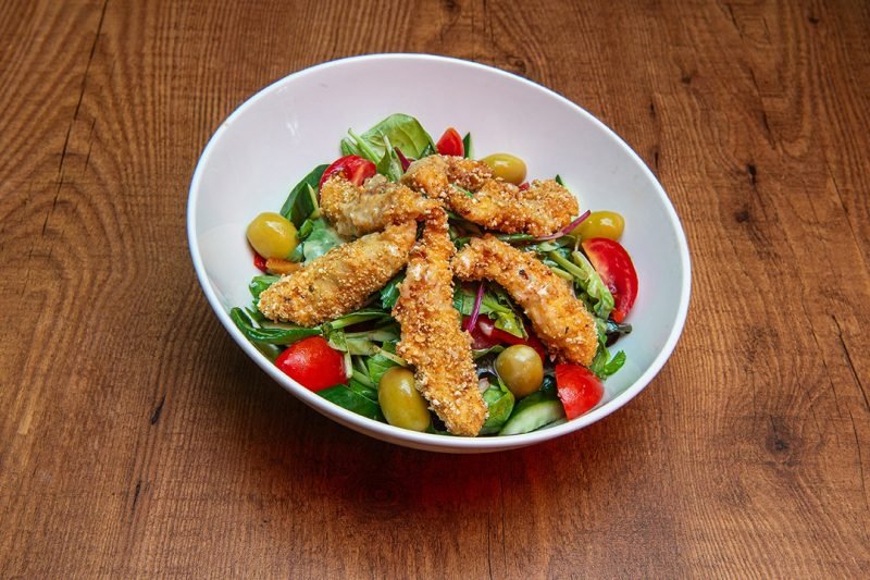 Çıtır Tavuk Salata
